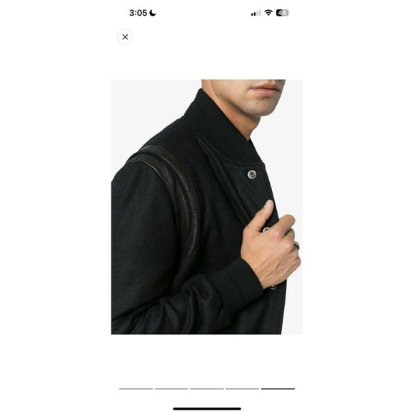 Saint Laurent Varsity Wool Jacket - Picture 3 of 7